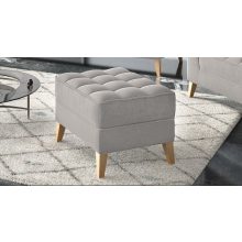 Skandináv puff - bézs színben