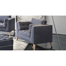 Skandináv 3-2-1 ülőgarnitúra - kék színben