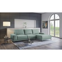 Sopron sarokgarnitúra - jobbos - világoszöldzöld színben