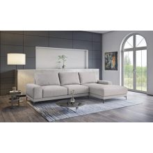 Sopron sarokgarnitúra - jobbos - világosszürke színben