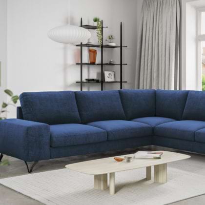 A stílus és kényelem harmóniája: kék kanapék és sarokkanapék a modern otthonokban