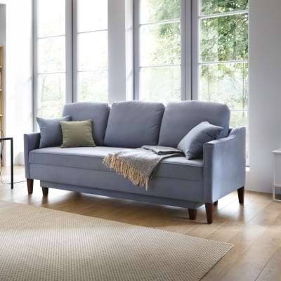 A kék szín a lakberendezésben - kék kanapék