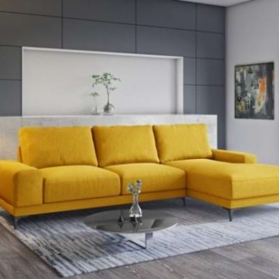A sárga szín a lakberendezésben - sárga kanapék