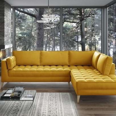 Egyedi stílus és kényelem: központban a sárga kanapék