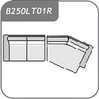 B250L + T01R / sarok 346 x 135 jobb