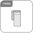 CH00L - 1 személyes longchair 1 karral bal