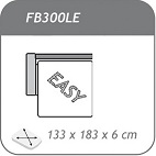 FB300LE - 3 személyes ágyazható kanapé 1 karral bal