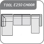 T00L + E250 + CH00R / sarok 226 cm X 363 X 170 cm - balos